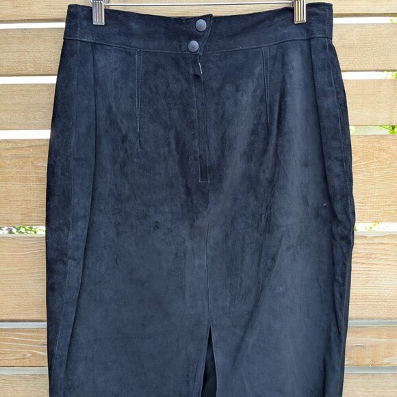 Vintage Danier Suede skirt - vtg size 16, modern 10 - Picture 3 of 7